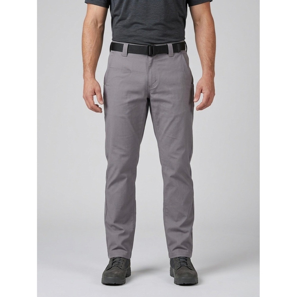 5.11 Tactical Grey Mens Volcanic Slim Fit Edge Chino Pants 74481 Size 30 Altered